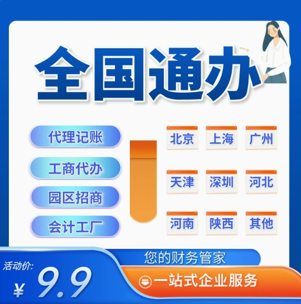 代理记账财务托管咨询北京公司记账报税全国代理记账清理乱账
